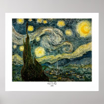Vincent van Gogh's The Starry Night (1889) Print