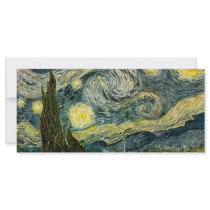Vincent van Gogh's The Starry Night (1889) Personalized Rack Card