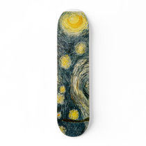 Vincent van Gogh's The Starry Night (1889) skateboards