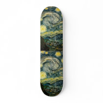 Vincent van Gogh's The Starry Night (1889) Custom Skateboard
