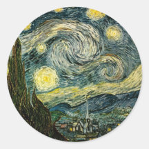 Vincent van Gogh's The Starry Night (1889) Stickers