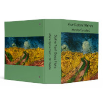 Vincent van Gogh's Wheat Field with Crows (1890) binders