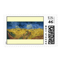 Vincent van Gogh's Wheat Field with Crows (1890) postage by MasterpieceGallery Vincent van Gogh's Wheat Field with Crows (1890) postage