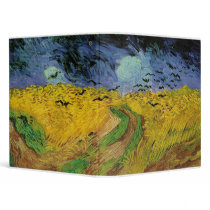 Vincent van Gogh's Wheat Fields Under Treatening S binders