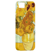 Vincent Van Gogh's Yellow Sunflower Painting 1888 iPhone 5 Covers