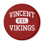 Vincent - Vikings - High - Milwaukee Wisconsin Magnet