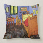 Vincent's Bedroom in Arles by Vincent van Gogh Throw Pillow