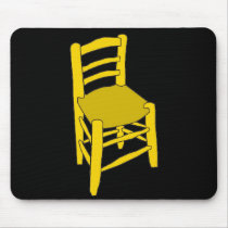 Vincent's Chair - Playhose Draft mousepads by lonvig Vincent's Chair - Playhose Draft mousepads