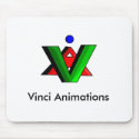 Vinci Animations Logo Mousepad by VinciAnimations Vinci Animations Logo Mousepad