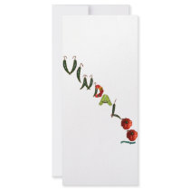 Vindaloo Chili Peppers Custom Rack Card