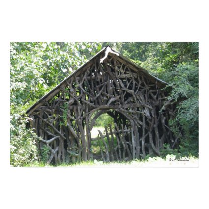 Vine Cottage Poster print