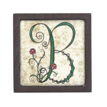 'Vine Letter B' Premium Gift Box