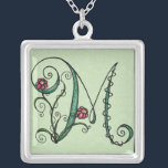 'Vine Letter M' Necklace necklaces