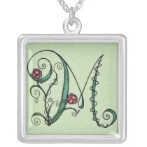 'Vine Letter M' Necklace