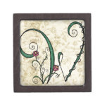 'Vine Letter W' Premium Gift Box