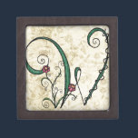 'Vine Letter W' Premium Gift Box premium gift boxes