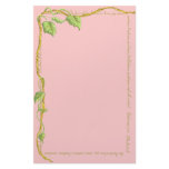 Vine of Life Pink Stationary Stationery Design
