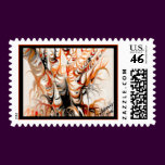 Vined Birch Tree Stamp