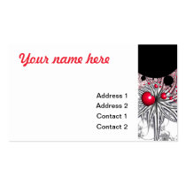 Vinehearts with Spiderplants Business Card business cards