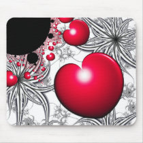 Vinehearts with Spiderplants Mousepad mousepads