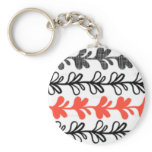 vines black and red keychains