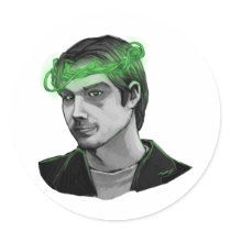 Vinesauce - Crown of Vines Round Sticker