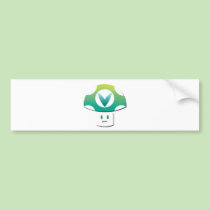 Vinesauce Mushroom bumper stickers