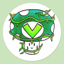 Vinesauce Vine Mushroom stickers