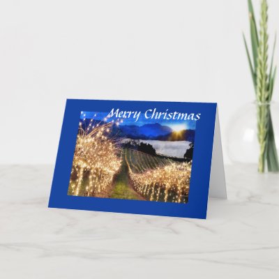 Vineyard Christmas Greeting Cards