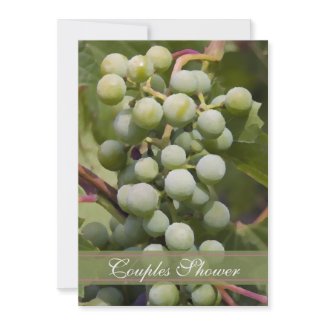 Vineyard Couples Shower Wine Tasting Invitation invitation