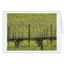 Vineyard Filled with Mustard in Napa cards by nanestewart Vineyard Filled with Mustard in Napa cards