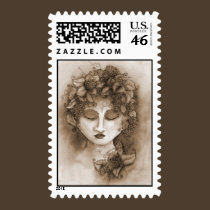 Vineyard Nymph Postage Stamp