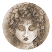 Vineyard Nymph Sticker by 13BlackCatsDesigns Vineyard Nymph Sticker