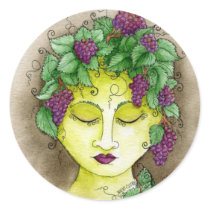 Vineyard Nymph Sticker 2 by 13BlackCatsDesigns Vineyard Nymph Sticker 2
