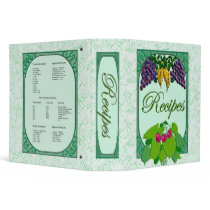 Vineyard Recipe Binder by atteestude Vineyard Recipe Binder