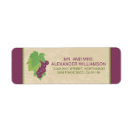 Vineyard Return Address Label (Parchment Texture)