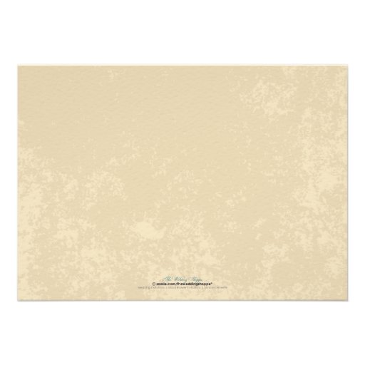 Vineyard Wedding Invitation (Parchment Texture)