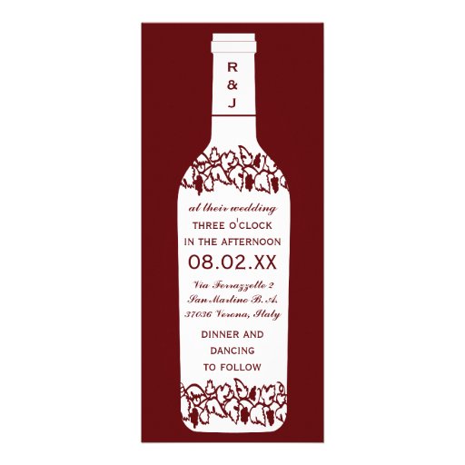 Vineyard Wedding Invitations