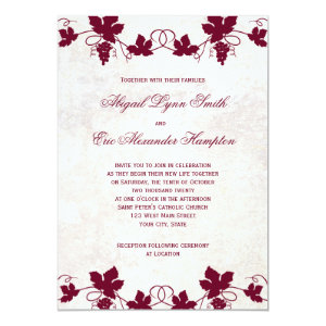 Vineyard Wedding Invitations 5