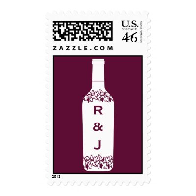 Vineyard Wedding Postage