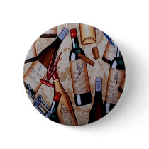 Vino Pinback Buttons