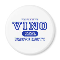 Vino University magnets by universityshirts Vino University magnets