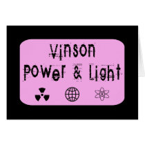 Vinson Power and Light, Pink cards