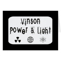 Vinson Power and Light, White cards