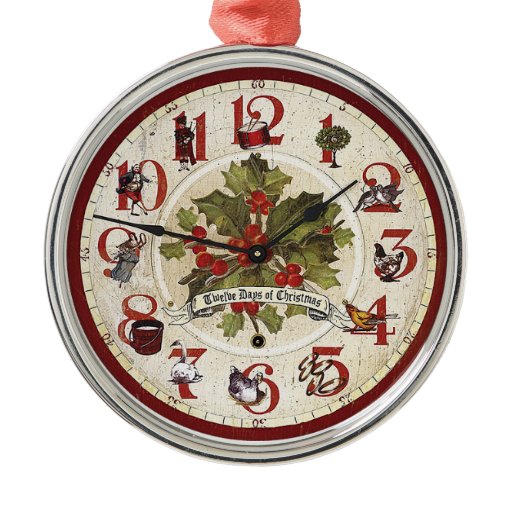 vintage 12 days of christmas ornament zazzle vintage 12 days of christmas ornament zazzle