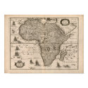 Vintage 1640 Africa Map posters by ZephyrusBooks Vintage 1640 Africa Map posters