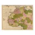 Vintage 1707 North Africa Map posters