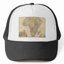 Vintage 1725 Africa Map Trucker Hat