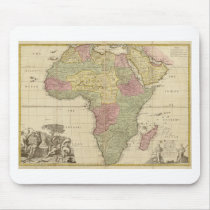 Vintage 1725 Africa Map mousepads by ZephyrusBooks Vintage 1725 Africa Map mousepads