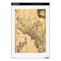 Vintage 1777 American Colonies Map by Phelippeaux Decals For PS3 Console
